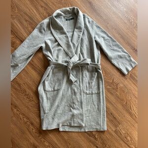 Ralph Lauren Heather Gray Knit Robe
